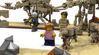 Illustration for article titled Lego Dinosaur Fossil Museum